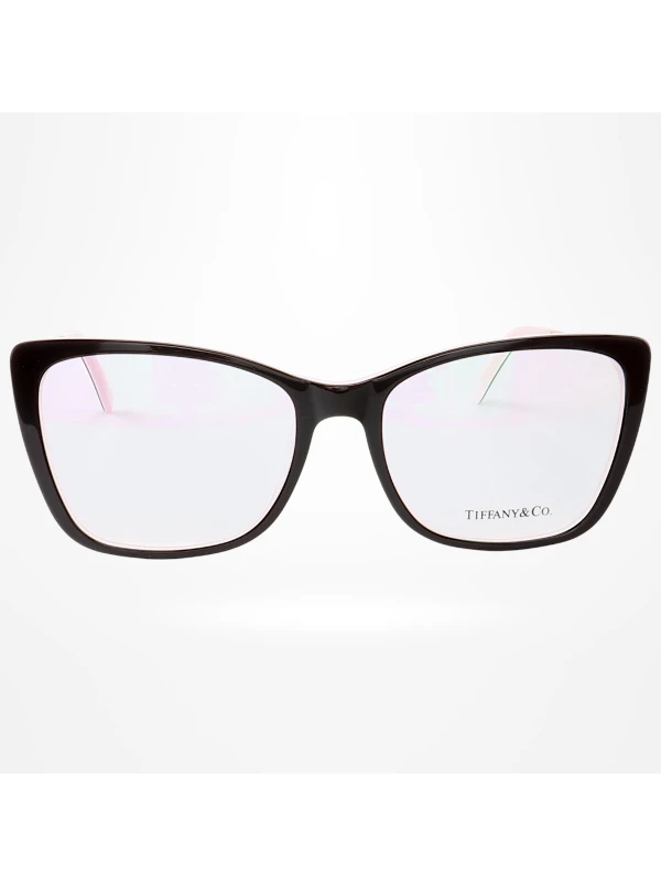 Armação de Óculos Quadrada TF2162 Preto e Rosa