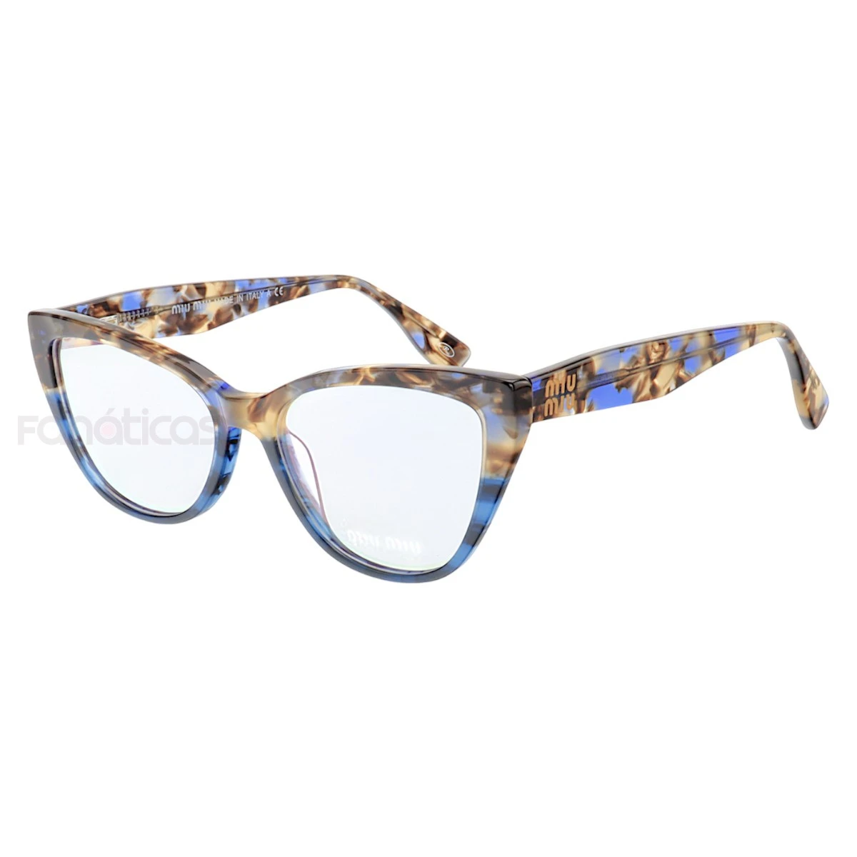 Armação de Óculos Gatinho VMV02UV Azul Tartaruga