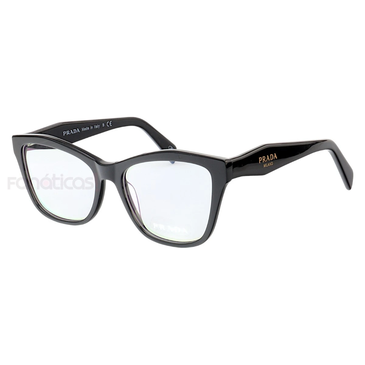 Armação de Óculos Quadrado PD0801 Preto