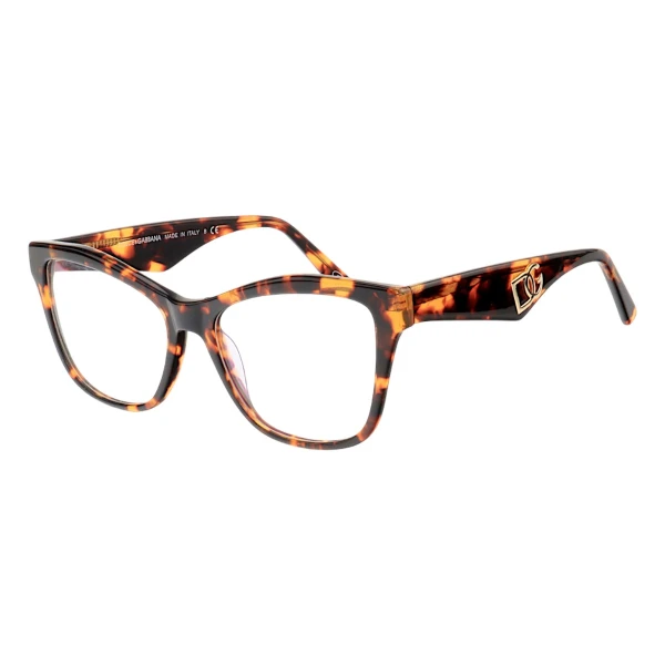 Armação de Óculos Quadrada DG5032 Marrom Tartaruga