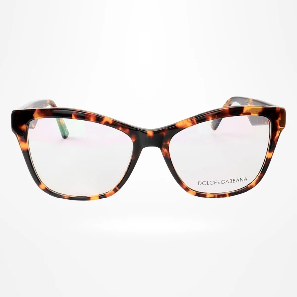 Armação de Óculos Quadrada DG5032 Marrom Tartaruga
