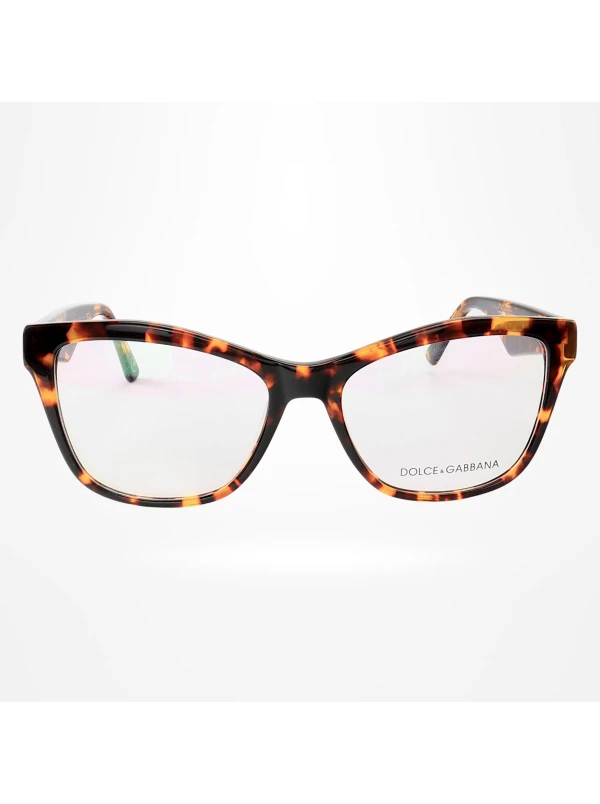 Armação de Óculos Quadrada DG5032 Marrom Tartaruga