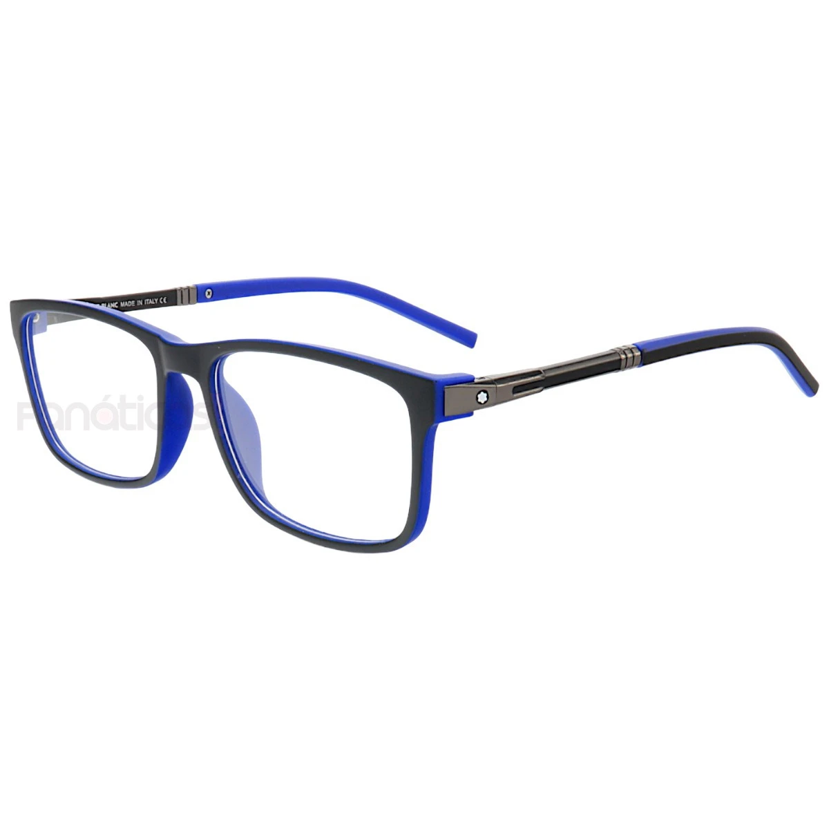 Armação de Óculos Quadrada XZ28259 Preto e Azul