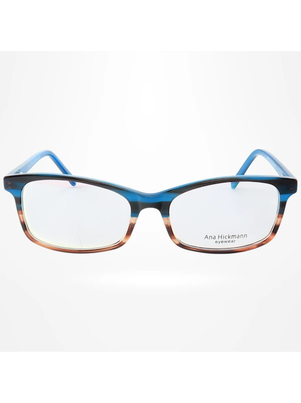 Armação de Óculos Retangular AH2170 Azul Degrade