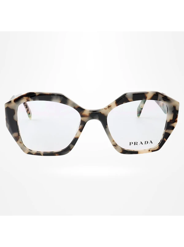 Armação de Óculos Quadrado PD58 Creme Tartaruga