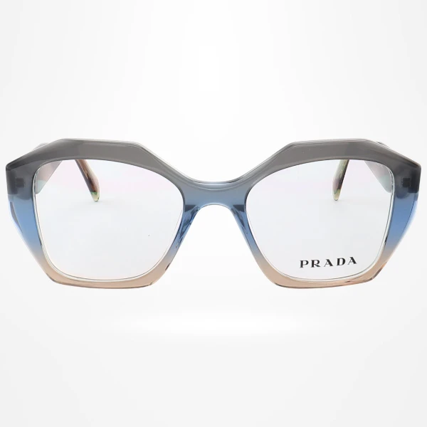 Armação de Óculos Quadrado PD58 Cinza Escuro Degrade