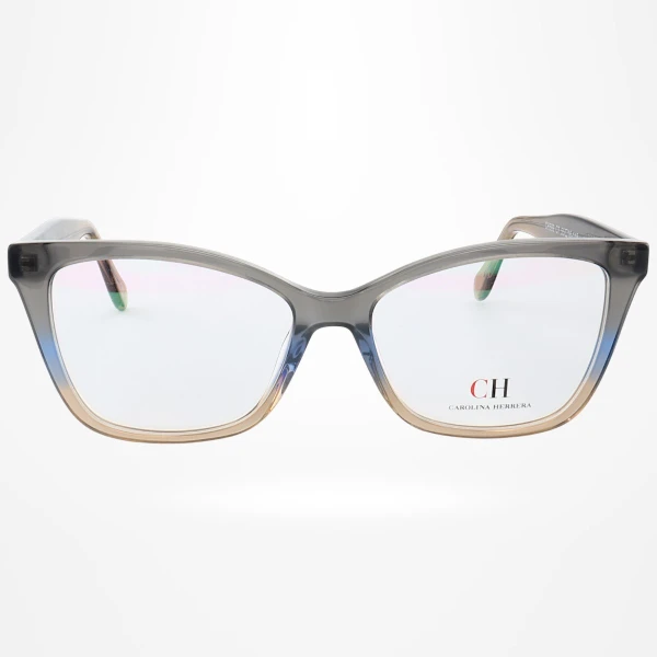 Armação de Óculos Quadrado CH589 Cinza Escuro Degrade