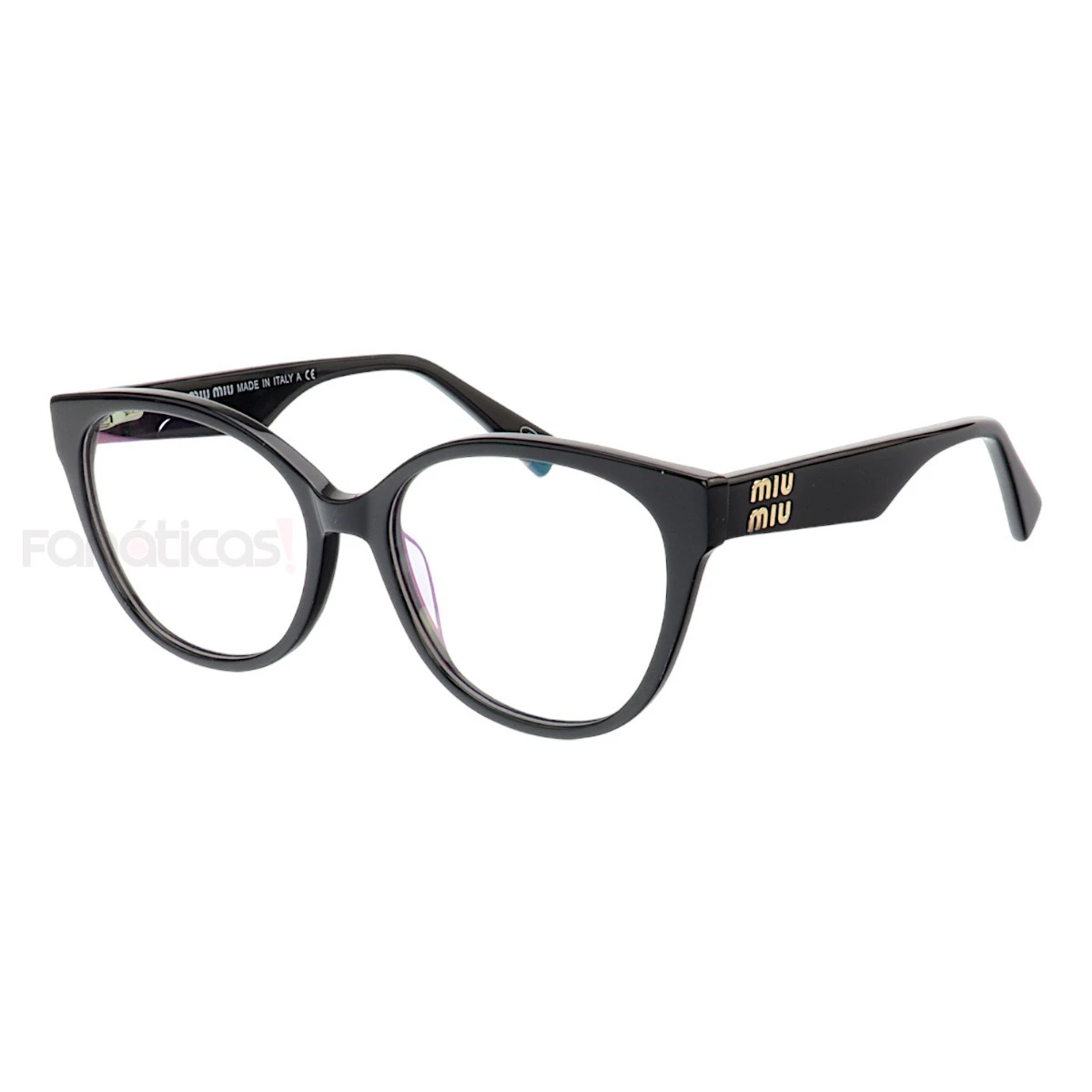 Armação de Óculos Oval MM01 Preto