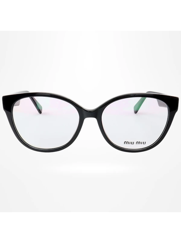 Armação de Óculos Oval MM01 Preto