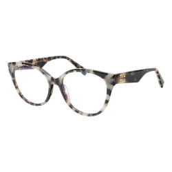 Armação de Óculos Oval MM01 Creme Tartaruga