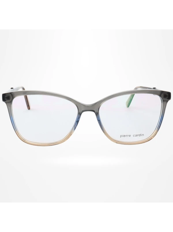 Armação de Óculos Quadrada  PC8470 Cinza Escuro Degrade