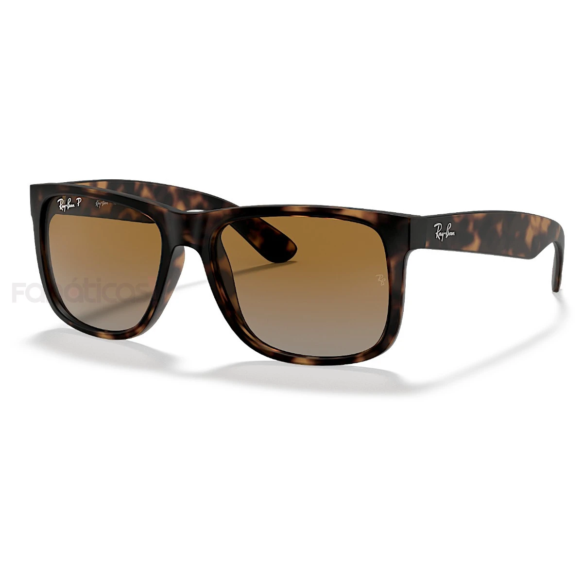 Óculos de Sol Justin Tartaruga e Lente Marrom Degrade RB4165