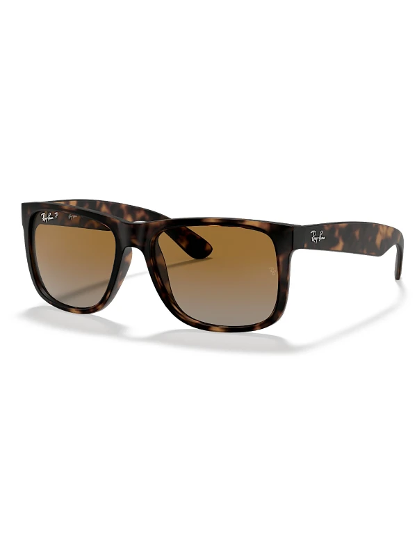 Óculos de Sol Justin Tartaruga e Lente Marrom Degrade RB4165