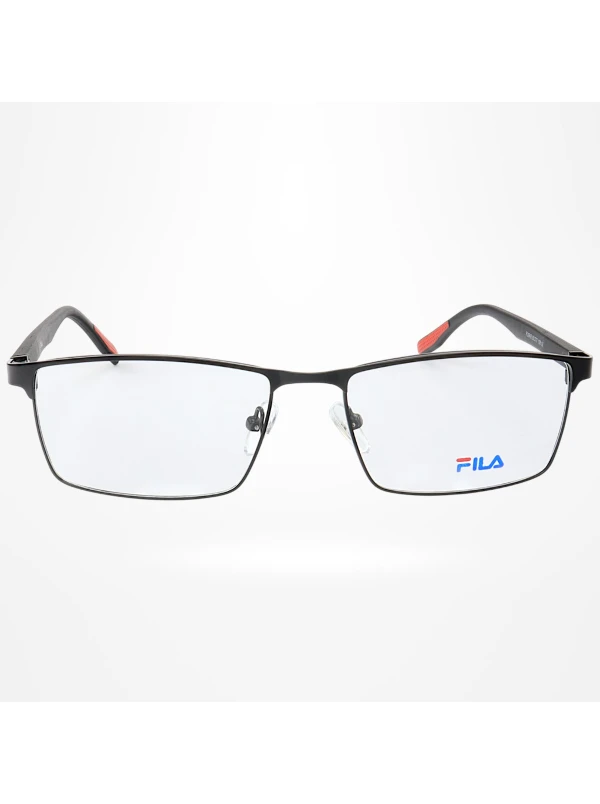 Armação de Óculos Retangular FL9943 Preta e Vermelho