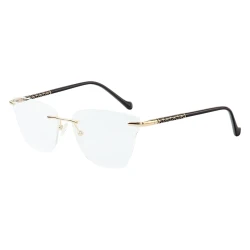 Armação de Óculos Gatinho Balgriff YY3003 Preto