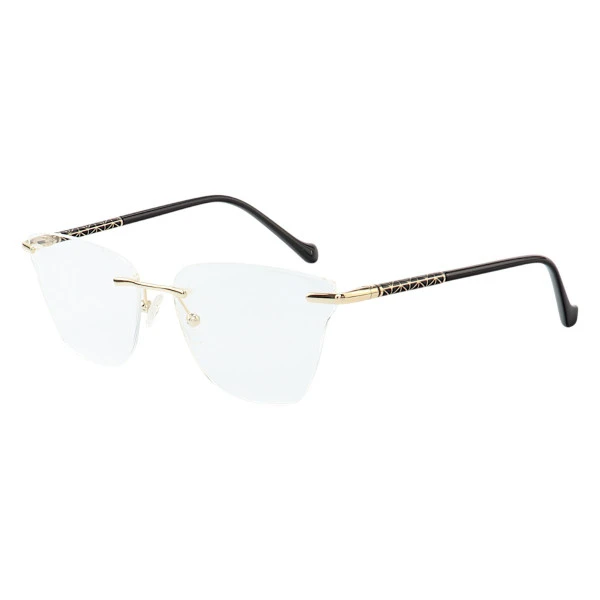 Armação de Óculos Gatinho Balgriff YY3003 Preto