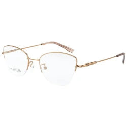 Armação de Óculos Gatinho Memory Titanium MT6932 Bronze