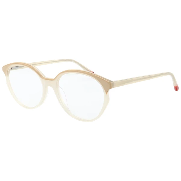 Armação de Óculos Oval MC3836 Creme