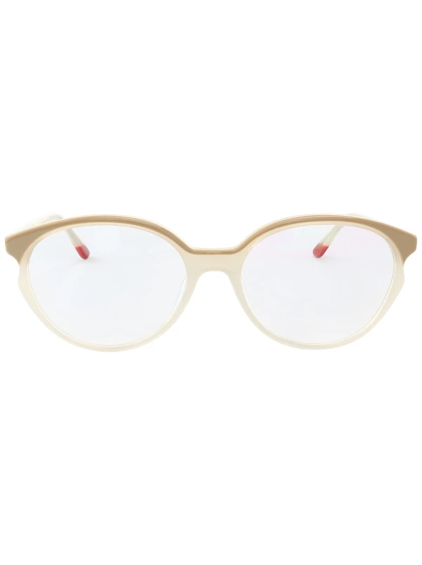 Armação de Óculos Oval MC3836 Creme