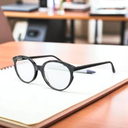 Armação de Óculos Oval MC3836 Preto
