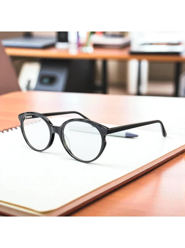 Armação de Óculos Oval MC3836 Preto