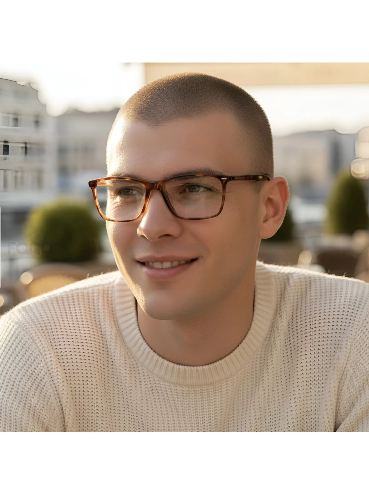 Armação de Óculos Quadrado MC3623 Tartaruga