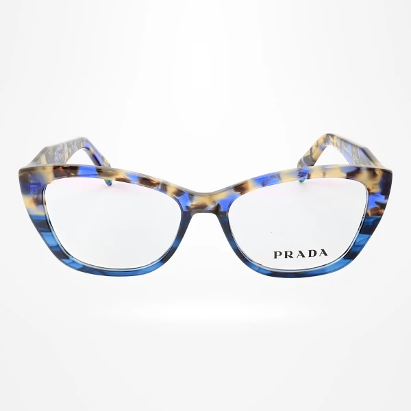 Armação de Óculos Gatinho PD102 Azul Tartaruga