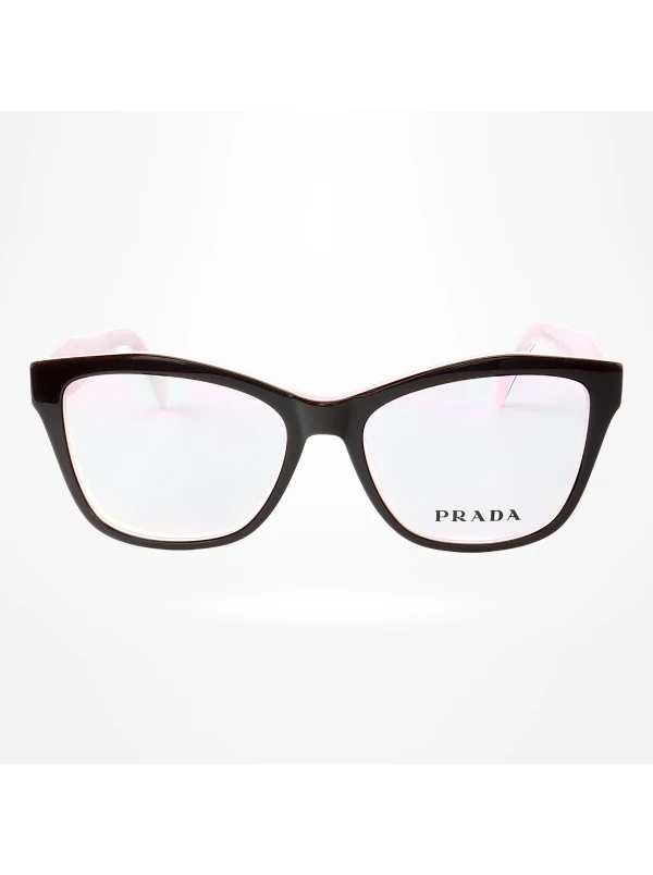 Armação de Óculos Quadrado PD0801 Preto e Rosa