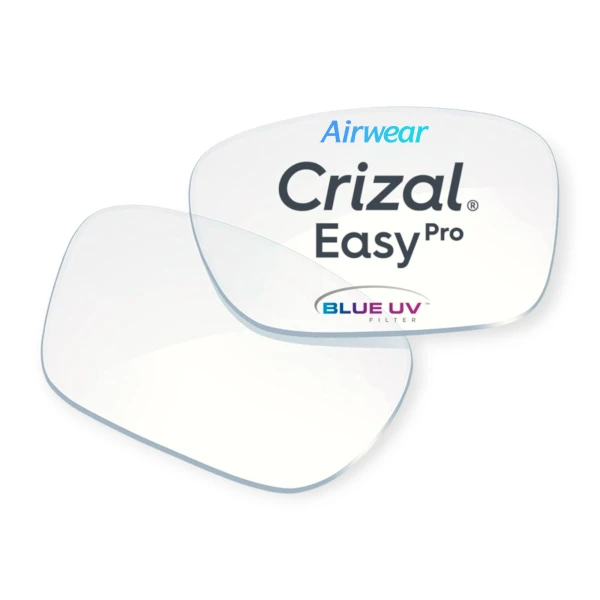 Lentes Essilor Airwear Crizal Easy Pro Blue UV 1.59