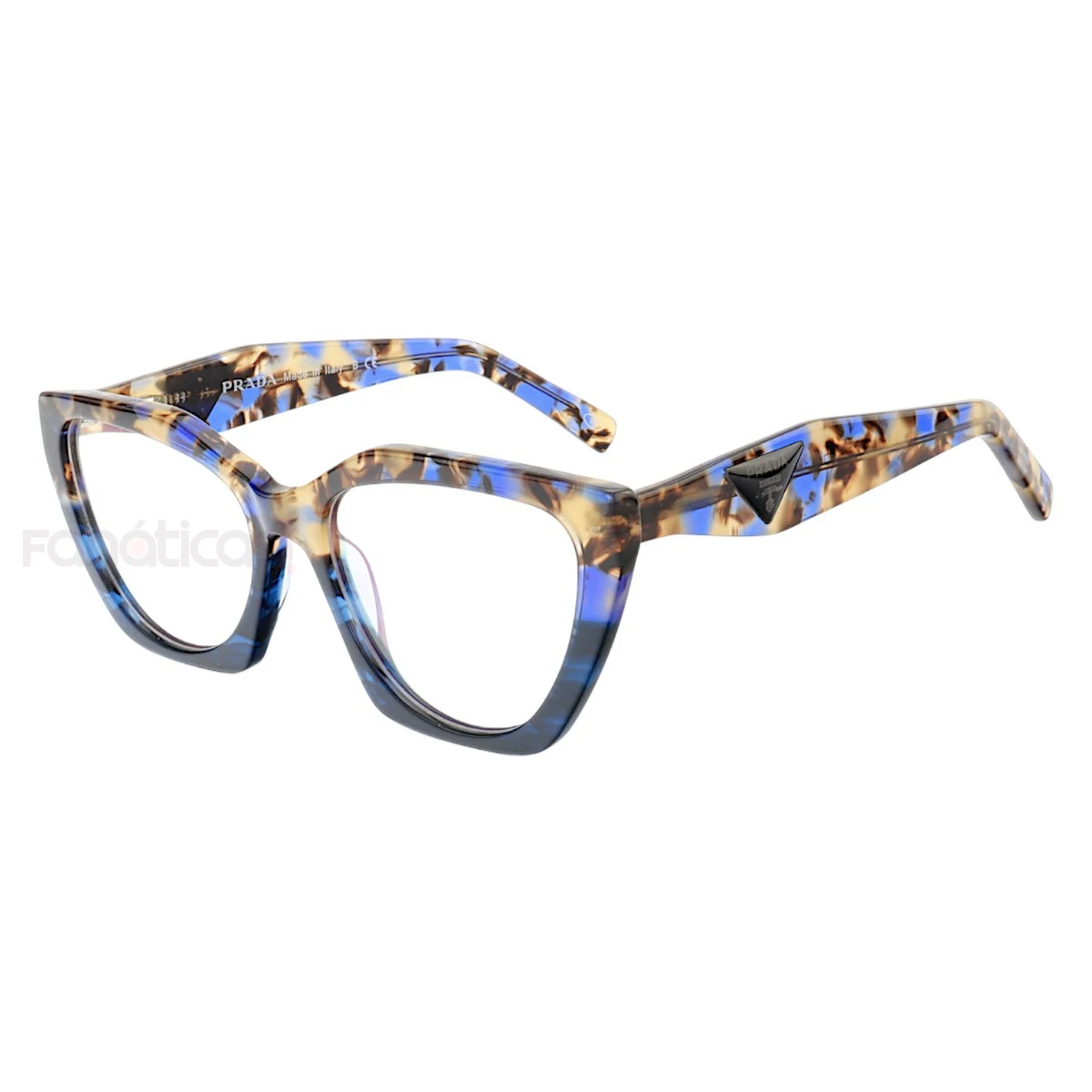 Armação de Óculos Quadrado P26YS Azul Tartaruga