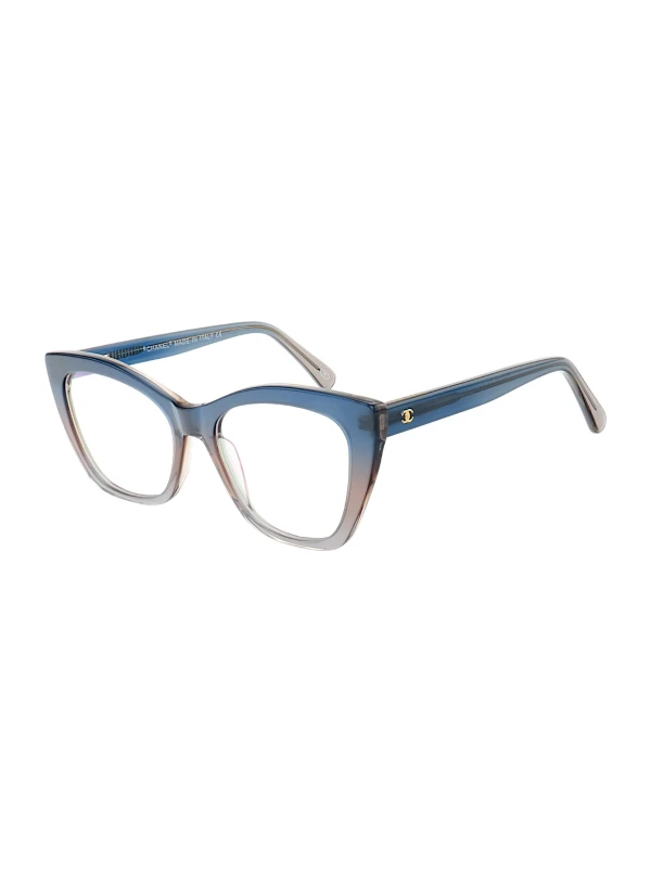 Armação de Óculos Gatinho CH3340 Azul Degrade