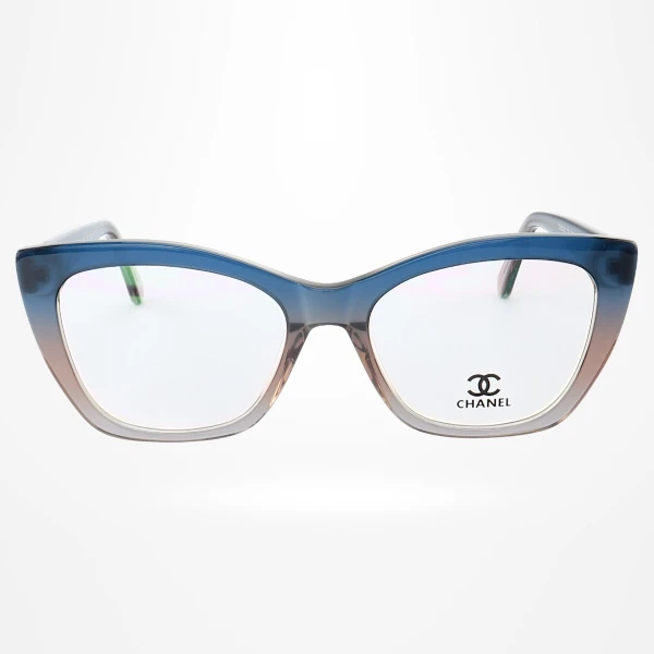 Armação de Óculos Gatinho CH3340 Azul Degrade