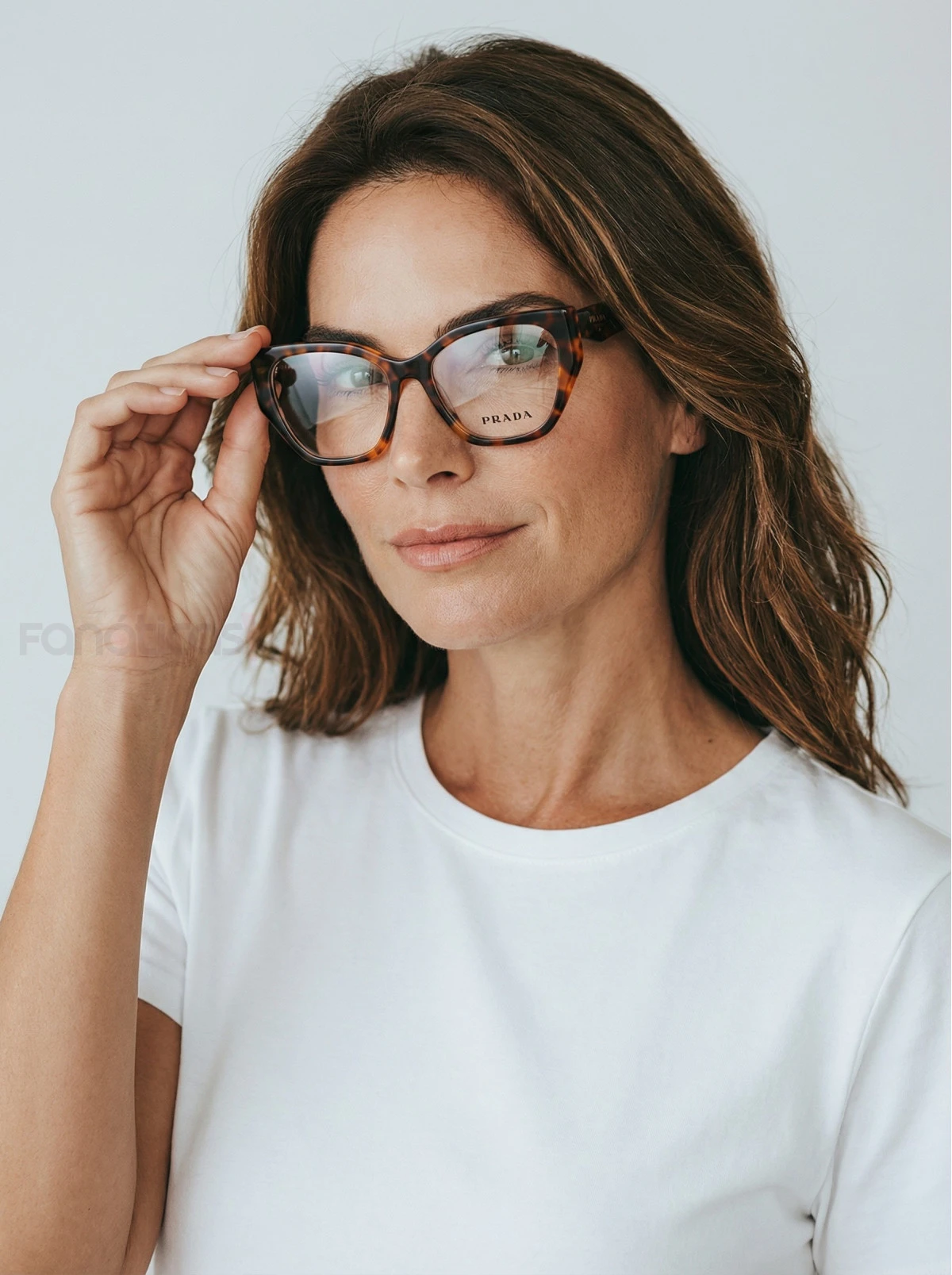 Armação de Óculos Quadrado PD18W Tartaruga