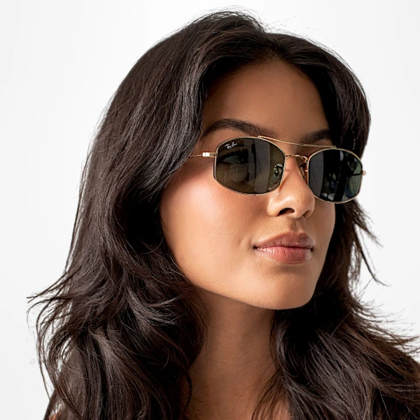 Óculos de Sol RB3719 Dourado e Lente G15