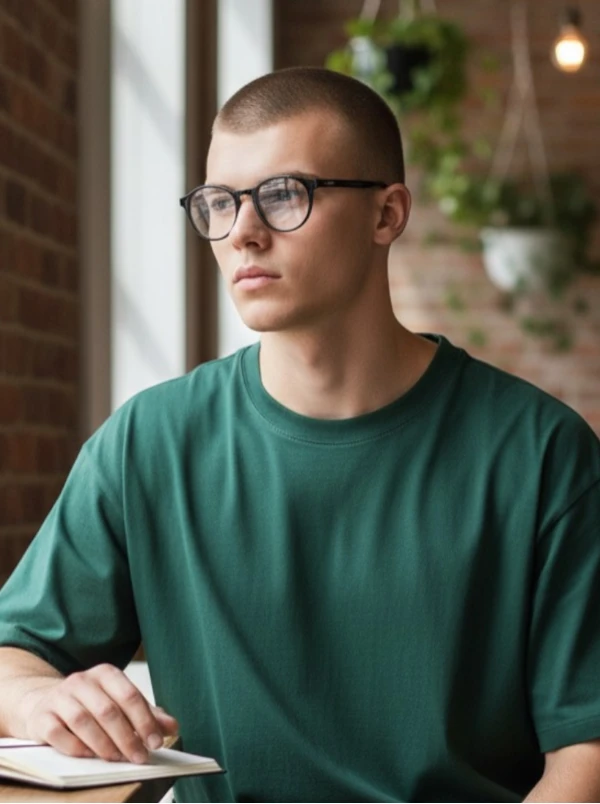 Armação de Óculos SP5031 Redondo Preto