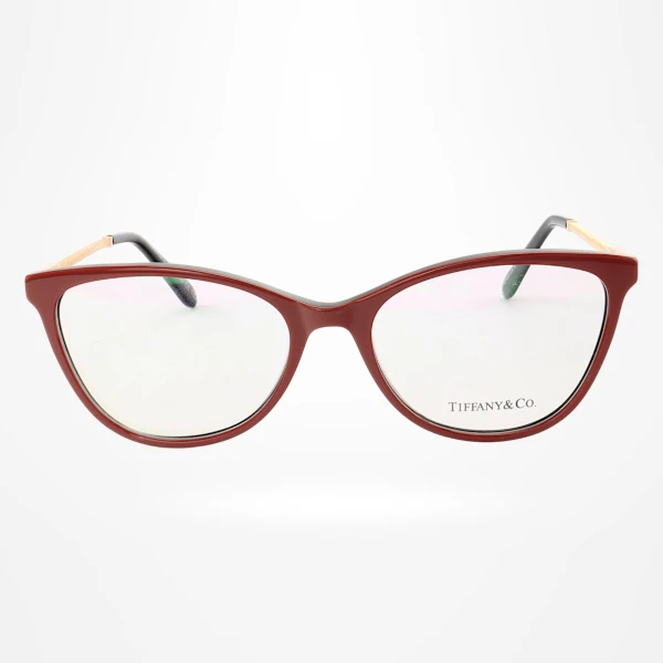 Armação de Óculos Oval TF2668 Azul Vermelho e Preto