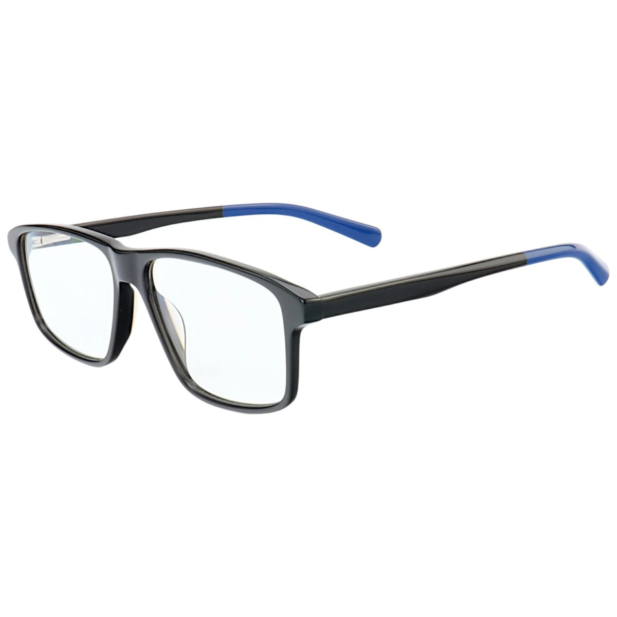 Armação de Óculos Quadrado MC3900 Preto e Azul