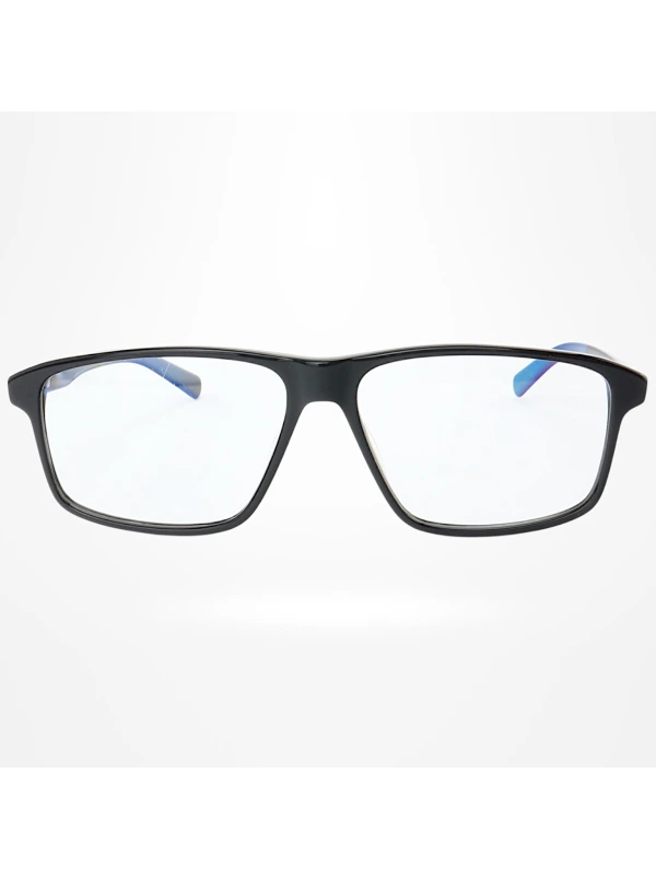 Armação de Óculos Quadrado MC3900 Preto e Azul
