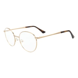 Armação de Óculos Redondo MT6630 Dourado