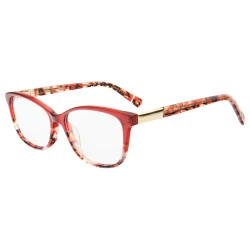 Armação de Óculos Retangular MC3810 Vermelho Floral