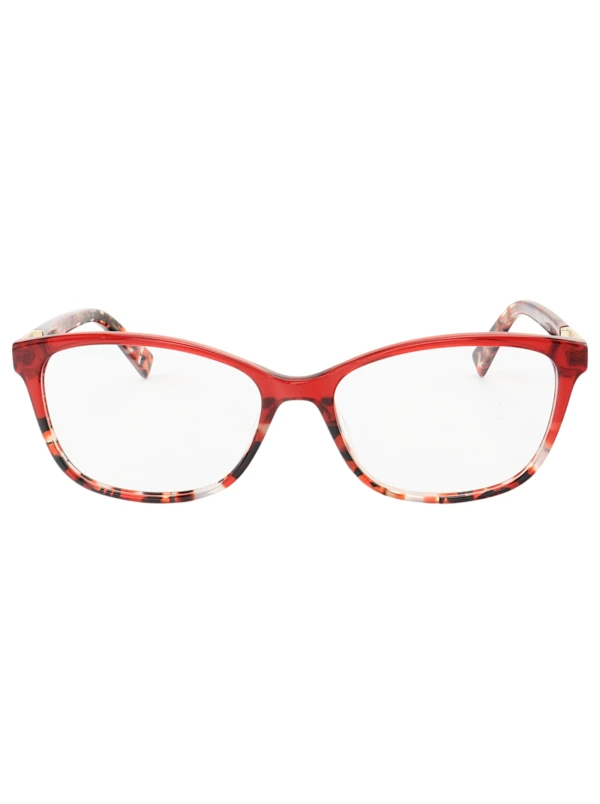 Armação de Óculos Retangular MC3810 Vermelho Floral