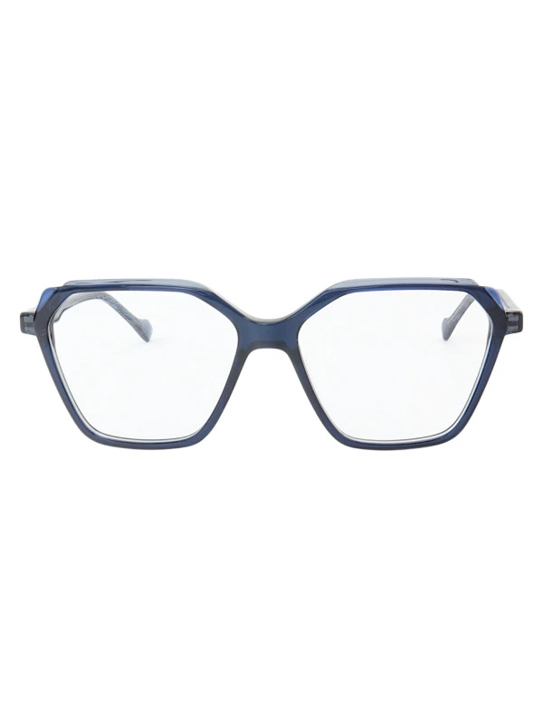 Armação de Óculos Retangular MC4008 Azul