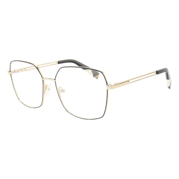 Armação de Óculos Quadrado MT6947 Dourado e Preto