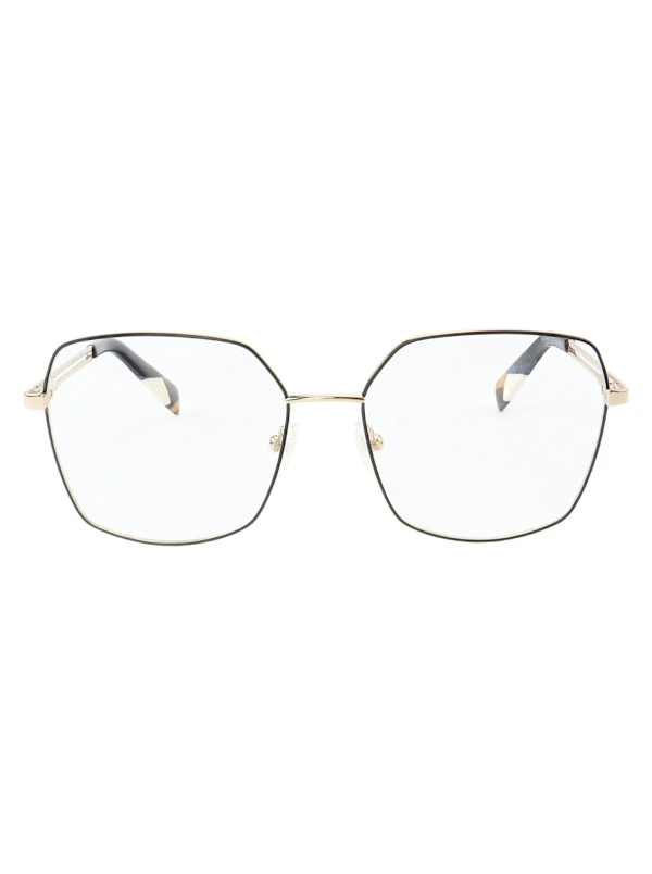 Armação de Óculos Quadrado MT6947 Dourado e Preto