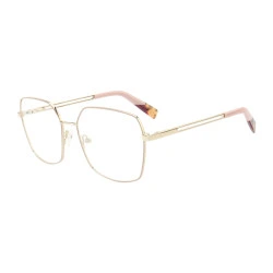 Armação de Óculos Quadrado MT6947 Dourado e Rosa