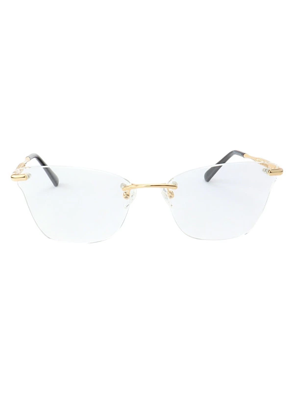 Armação de Óculos Gatinho Balgriff MT8038 Dourado e Preto