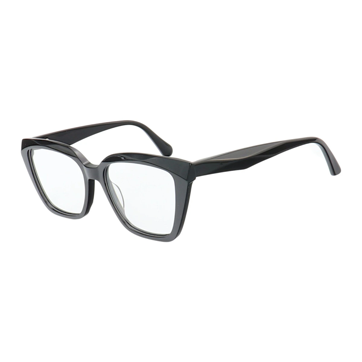 Armação de Óculos Quadrado PY569 Preto