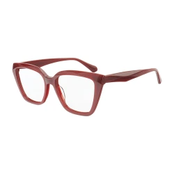 Armação de Óculos Quadrado PY569 Vermelho