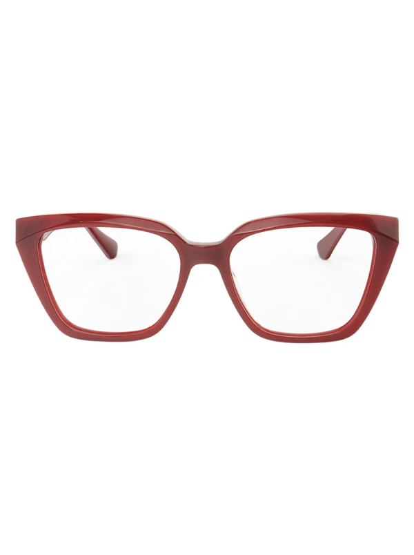 Armação de Óculos Quadrado PY569 Vermelho