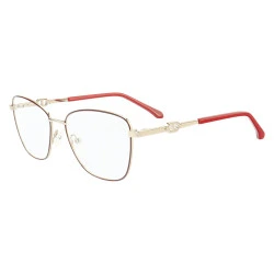 Armação de Óculos Gatinho MT8055 Prata Gold e Vermelho